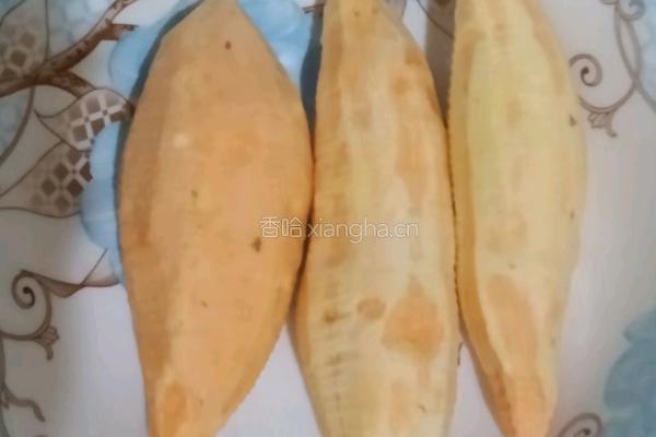 煎红薯片的做法图解2
