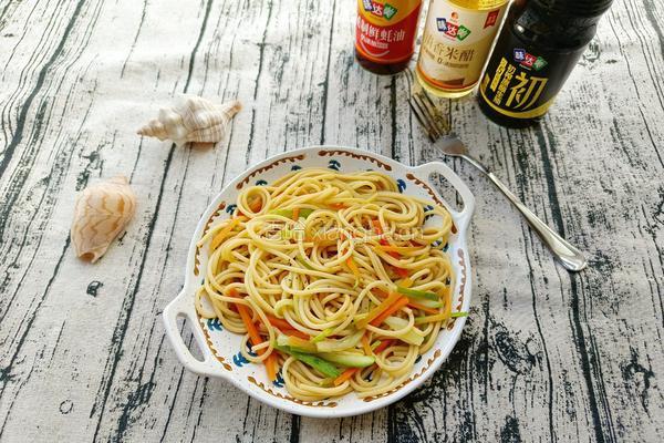 凉拌什蔬拌意面 的做法图解15