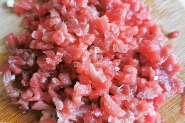 空气炸锅牛肉饼的做法图解1