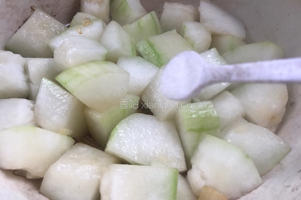 酱香冬瓜的做法图解4