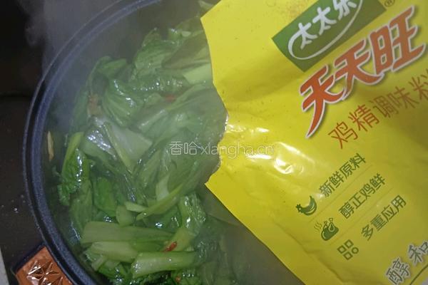 辣炒小青菜的做法图解7