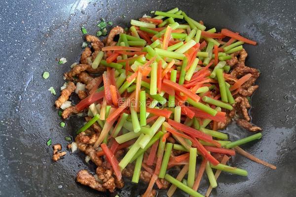 家常炒肉丝的做法图解5