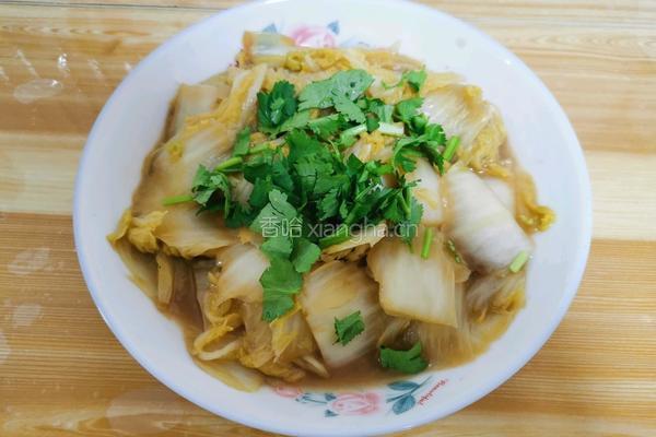素烧白菜的做法图解9