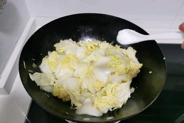 素烧白菜的做法图解5