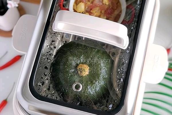 椰香南瓜鸡的做法图解8