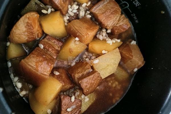 红烧肉焖米饭的做法图解11