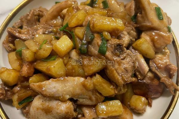 土豆炒鸡肉的做法图解12