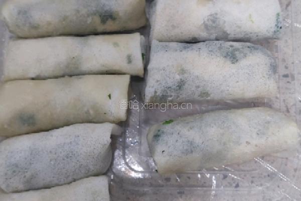 荠菜春卷的做法图解6