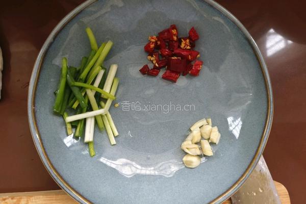 少油茄子炒花菜的做法图解4