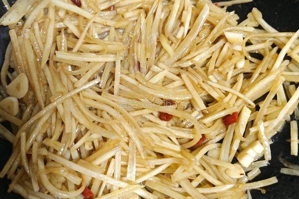 酸辣土豆丝的做法图解5