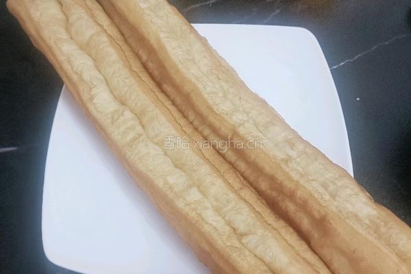 虾泥酿油条的做法图解8
