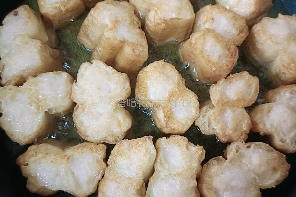 虾泥酿油条的做法图解11