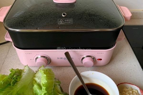 3分钟搞定(耗油)生菜的做法图解1