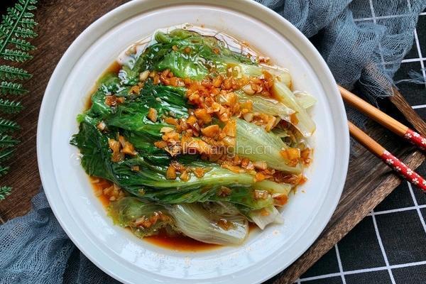 3分钟搞定(耗油)生菜的做法图解6