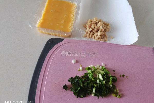 鸡蛋火腿炒饭的做法图解2