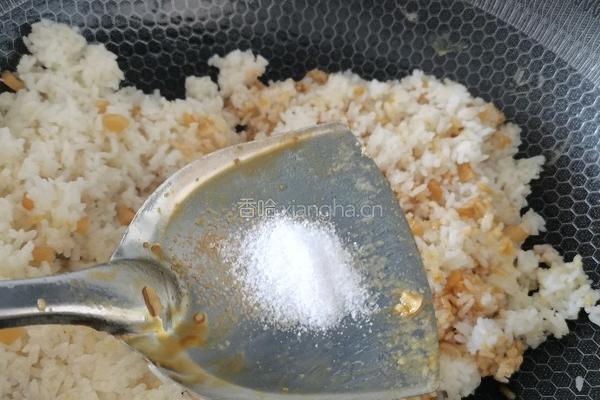 鸡蛋火腿炒饭的做法图解10