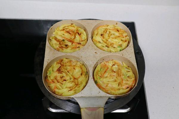煎土豆丝饼十分钟快手早餐煎土豆丝饼儿童早餐营养中餐的做法图解5