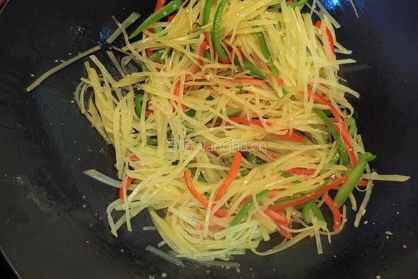 醋溜土豆丝的做法图解9