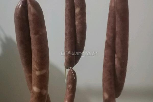 手工灌腊肠的做法图解9