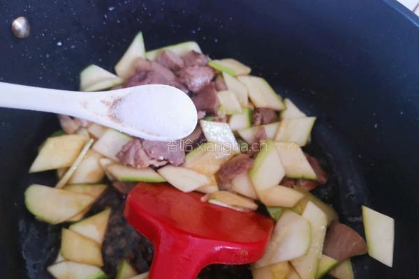 角瓜炒肉片的做法图解9