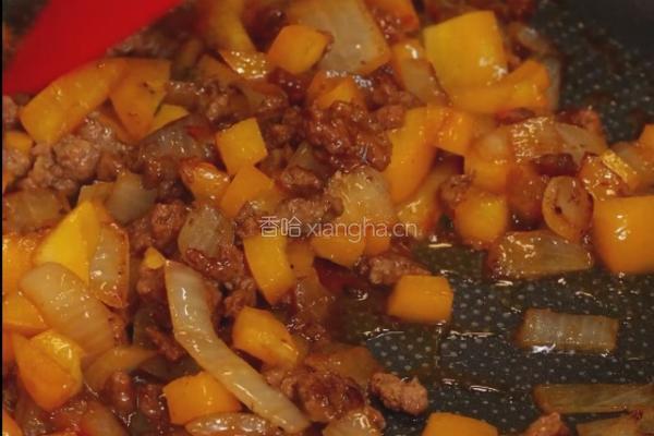 黑松露牛肉芝士饼的做法图解7