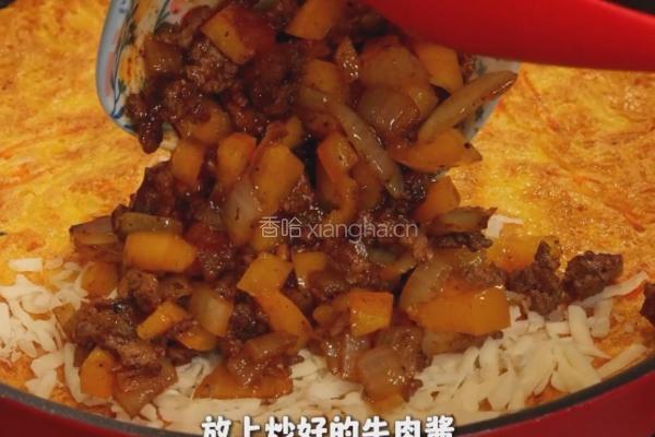 黑松露牛肉芝士饼的做法图解10