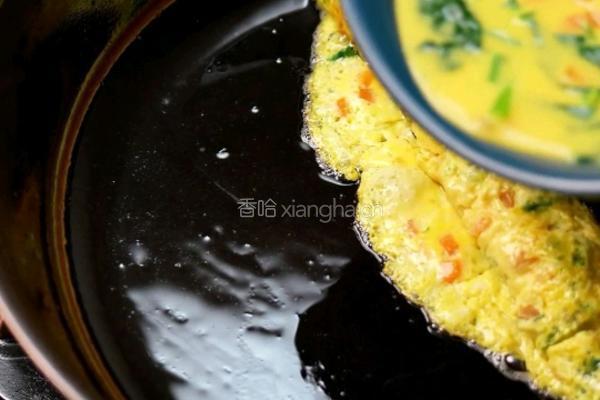 菠菜鸡蛋卷的做法图解7