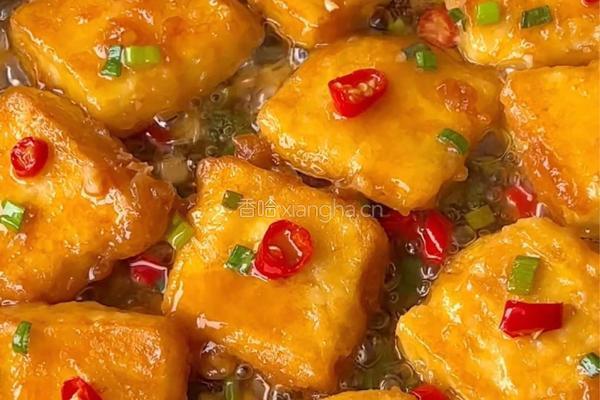 香煎豆腐的做法图解5