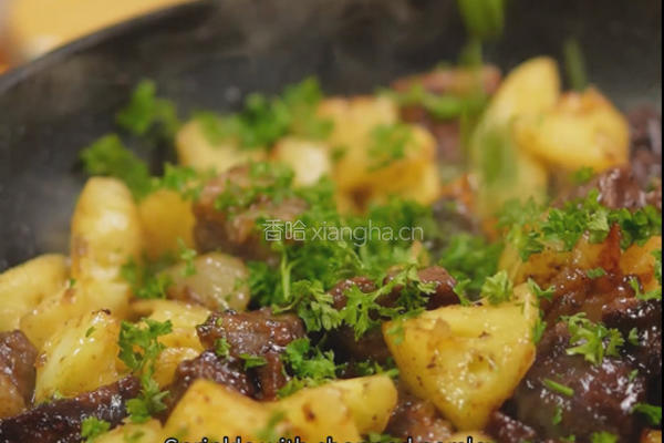 黑松露菠萝牛肉的做法图解7