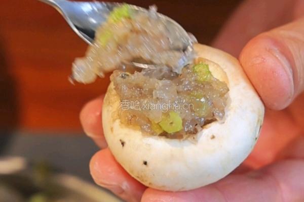 爆汁口蘑堡的做法图解4