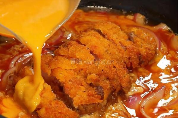 外酥里嫩太绝了！滑蛋猪排饭在家封神的做法图解7