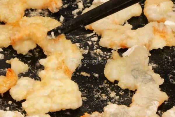 黑松露山药煎虾的做法图解5