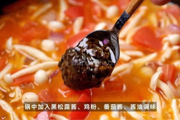黑松露味曾三文鱼汤的做法图解4
