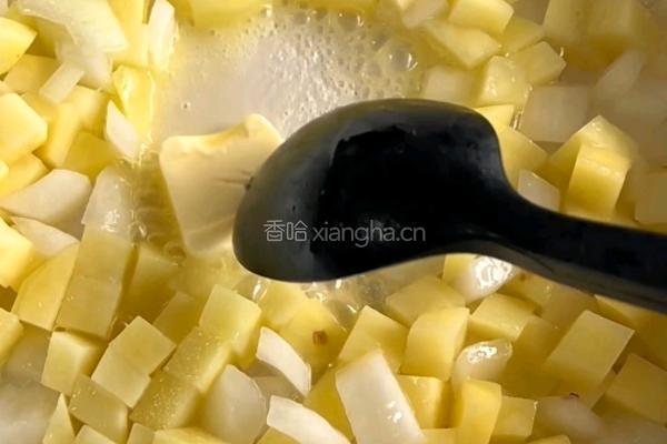黑松露土豆浓汤的做法图解2
