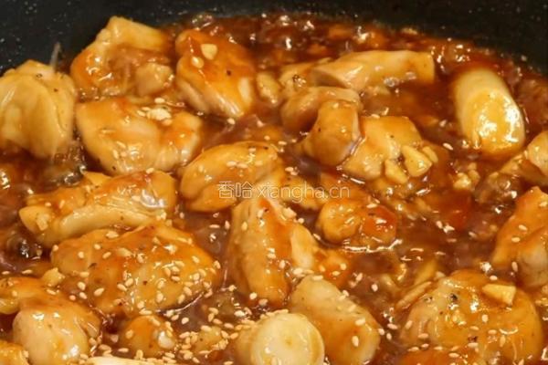 菌汁蜂蜜鸡肉饭的做法图解8