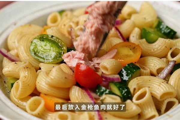 金枪鱼意面沙拉的做法图解5