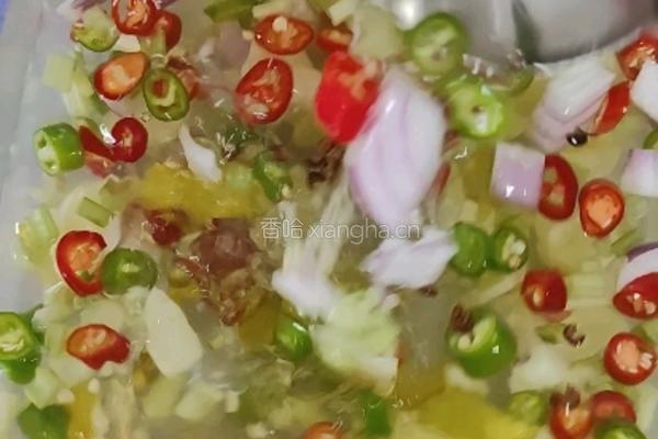 跳水泡菜的做法图解3