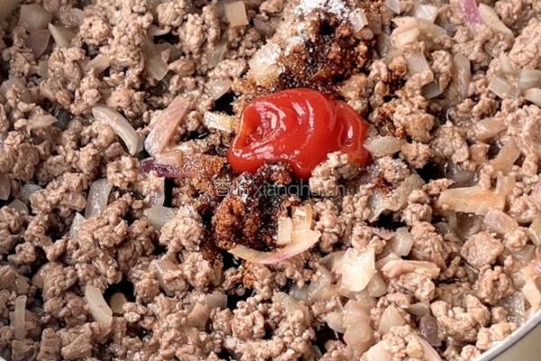 芝士牛肉饼的做法图解4
