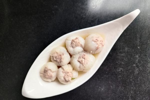 椒香荔枝球的做法图解6