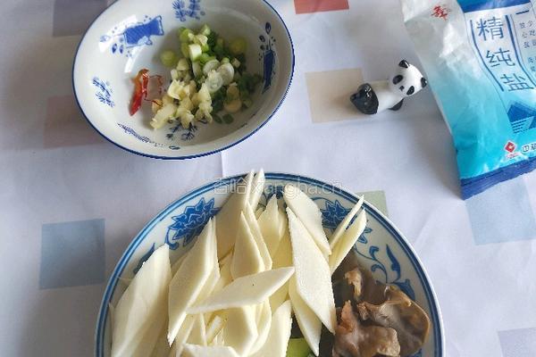 素炒三清的做法图解2