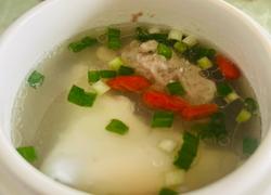 肉饼鸡蛋汤