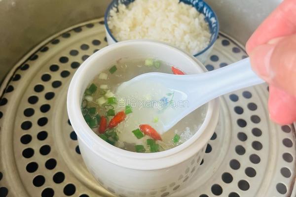 肉饼鸡蛋汤的做法图解5