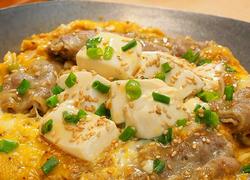 滑蛋牛肉豆腐饭