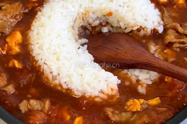 番茄牛肉烩饭的做法图解8