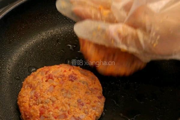 日式牛肉汉堡盖饭的做法图解4