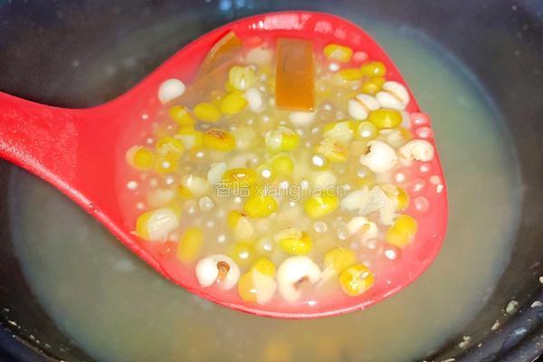 绿豆薏米西米糖水的做法图解6