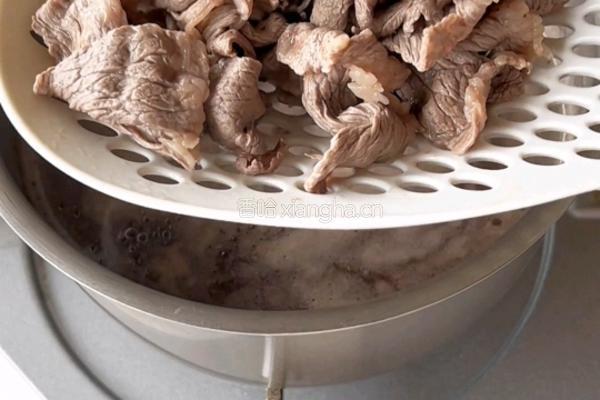 麻酱肥牛面的做法图解5