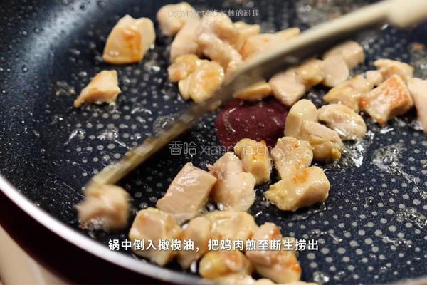 鸡肉蘑菇浓汤的做法图解2
