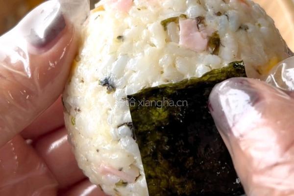 照烧芝士饭团的做法图解5