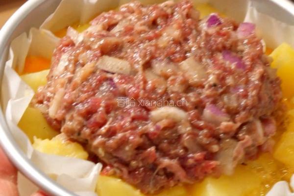 芝士牛肉土豆烘蛋的做法图解7